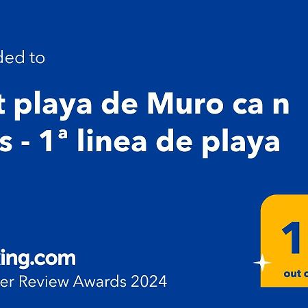 Apt Playa De Muro Ca N Ines - 1ª Linea De Playa Apartment Port de Alcudia  Bagian luar foto
