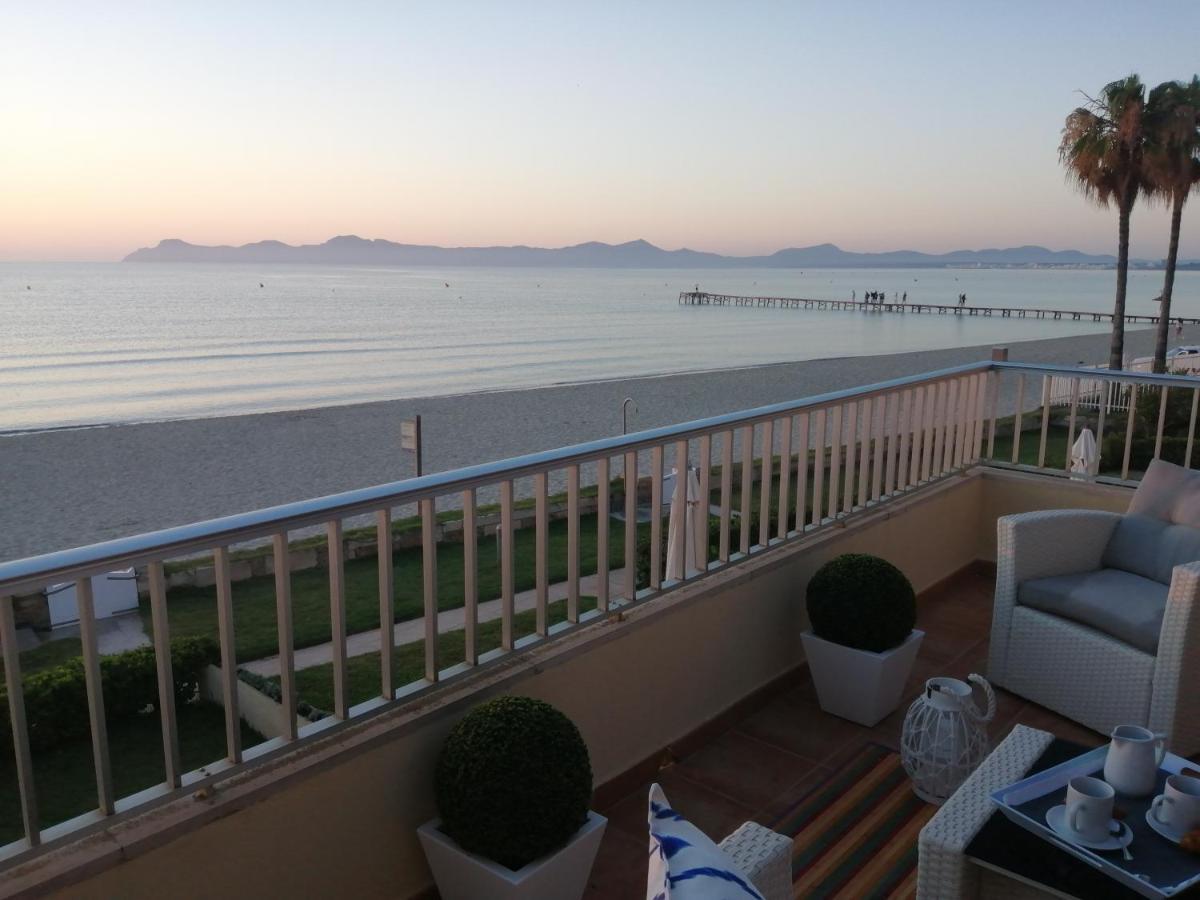 Apt Playa De Muro Ca N Ines - 1ª Linea De Playa Apartment Port de Alcudia  Bagian luar foto