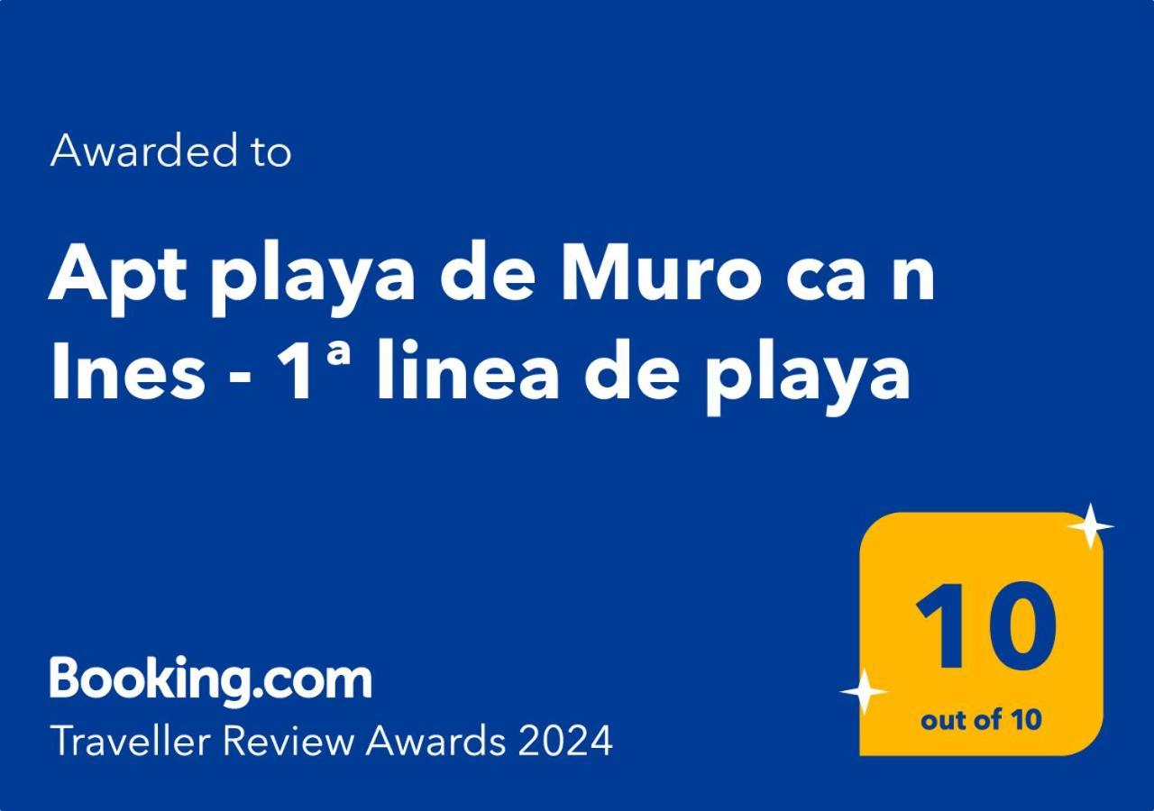 Apt Playa De Muro Ca N Ines - 1ª Linea De Playa Apartment Port de Alcudia  Bagian luar foto